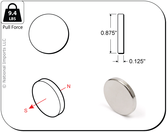MAGCRAFT® NSN0669 RareEarth Disc