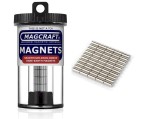 Rare-Earth Rod Magnets, 0.125 in. Diameter x 0.25 in. Long, 50-Count - NSN0576