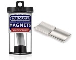 Rare-Earth Arc Magnets, 1 in. Outside Radius x 0.875 in. Inside Radius x 45 in. Deg x 1 in. Long, S, 2-Count - NSN0626