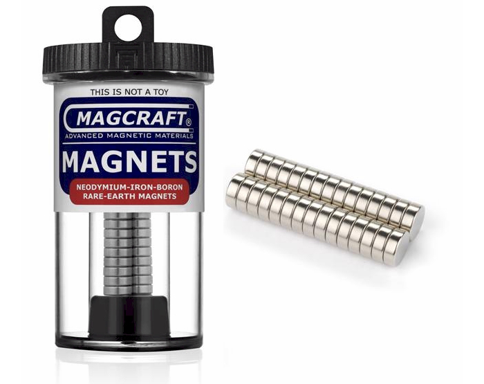 MAGCRAFT® NSN0573 - Rare-Earth Disc Magnets